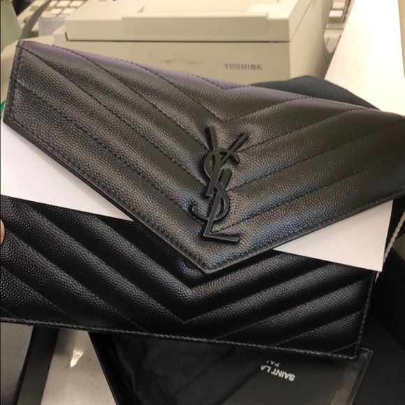 YSL SAINT LAURENT Logo WOC Bag Black monogram - Picture 5 of 5